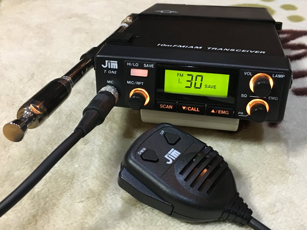 Jim T-ONE 10m FMトランシーバー　アマチュア無線 Jim T-ONE 10m FM/AM トランシーバー