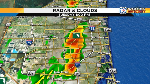 Heavy downpours soaking the Turnpike in #Miami-Dade & #Broward.  Moving North. #FLL https://t.co/nGUDkb0SRw