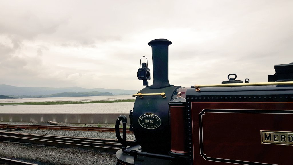 Great to see our friends on the <a href="/festrail/">Ffestiniog & Welsh Highland Railways</a> today. No shortage of fabulous #walescoast views along these rails!