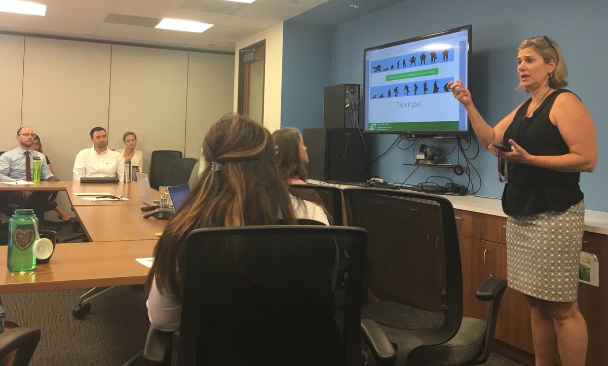 Today HCPF Exec. Dir. @sbirch793 met with Colorado Opportunity Project liaisons about improving outcomes for members at various life stages.