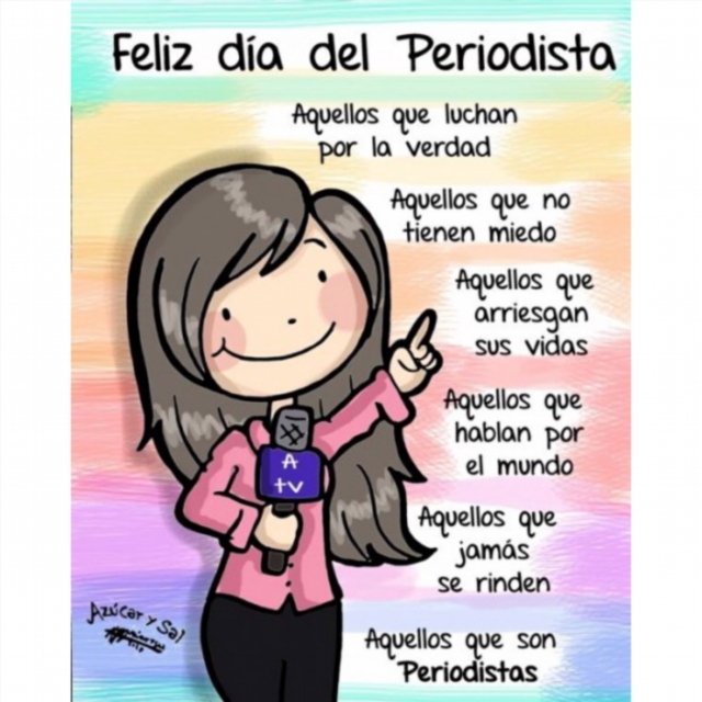 ymehon's tweet photo. Feliz día a todos los periodista! https://t.co/dr96Zpe5OW