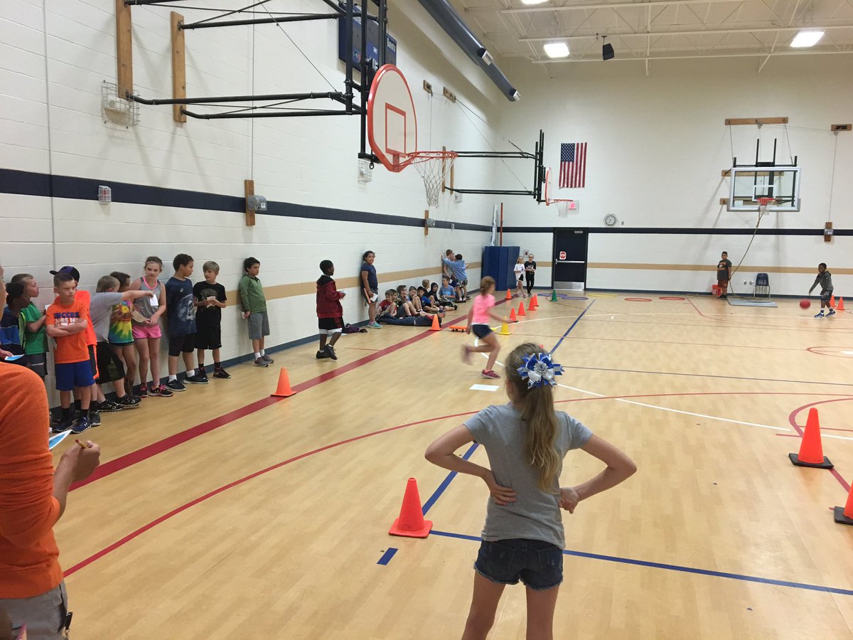 Fourth Grade is completing an obstacle course as part of their Greek Olympics #lpsleadssummer