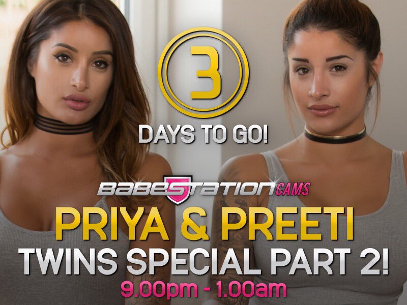 📆3 DAYS TO GO. 

In 3 days time @Priya_Y &amp; @preeti_young will be performing a TWIN SPECIAL PART 2. 

Only on https://t.co/QL3uLDpJ7A https://t.co/IFIMee1mic