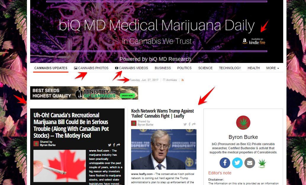 Happy Tuesday June 27th! See what others are talking about in the cannabis community at biQMD.Com ow.ly/smCY30cWjwG