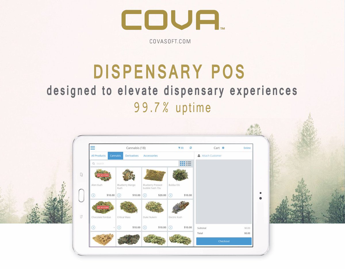 THCbiz's tweet photo. Looking for a New Dispensary POS? Cova is built for next gen #Marijuana businesses to run efficiently. https://t.co/5ETbFnWlYs @wearecova https://t.co/XSlIqEEIzC