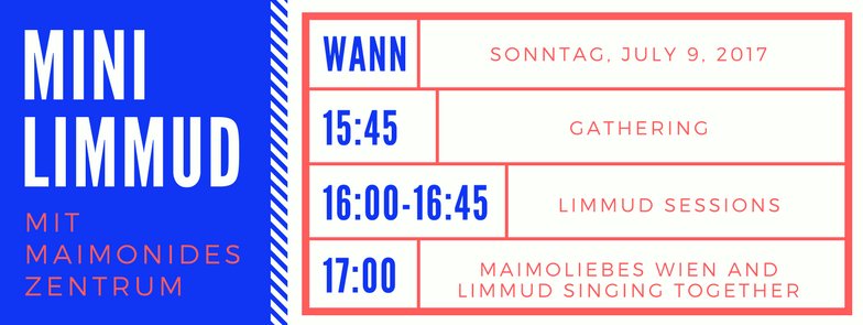 Mini #Limmud in collaboration with the Jewish elderly home Maimonides Zentrum in #Vienna. Join us for great lectures and a sing along!
