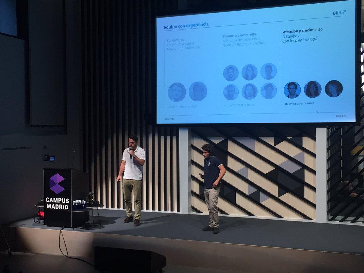sergio_bln's tweet photo. Marcos y Diego contando, gracias a @Finnovista , cómo @Billin_ES está cambiando el mundo b2b! https://t.co/fWY3TLjF2c