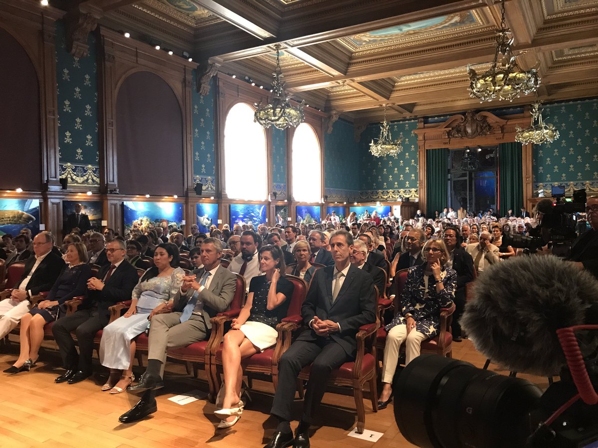 thirdyado's tweet image. The Launch of Tubbataha Reef with The prince of Monaco at Oceanographic museum.@ABSCBNNews