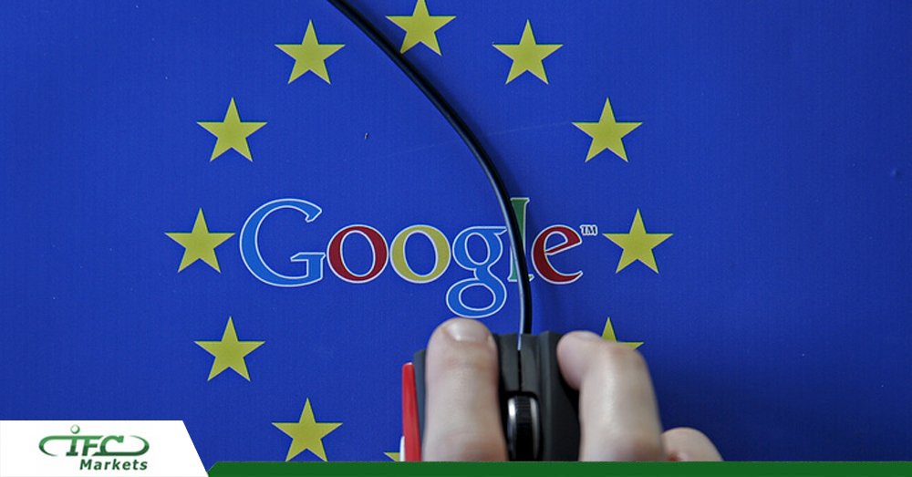 IFCMGroup's tweet photo. The European Commission fined the Alphabet by a record 2.42 billion euros.#IFCM, #CFDs, #GoogleStocks https://t.co/j0mitH8aKP https://t.co/AuVr37X6s8