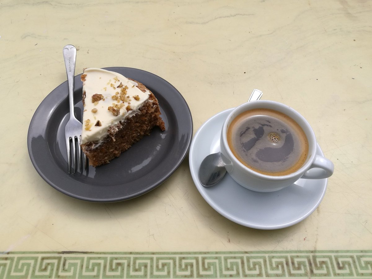 ART &gt; COFFEE &gt; CAKE  #blackcoffee #morfacove #carrotcake #pepperspembs