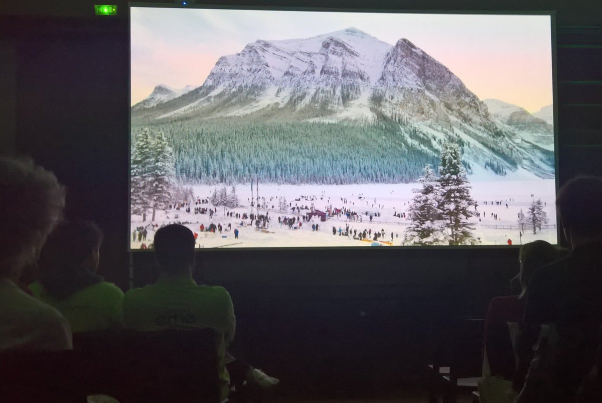 DrJohnGeraint's tweet photo. Great response to screening of @GreenBayMedia's #MountainsAndLife at #Deauville Green Awards #DGA17 Looking good on the big Festival screen https://t.co/R20S2bj8yg