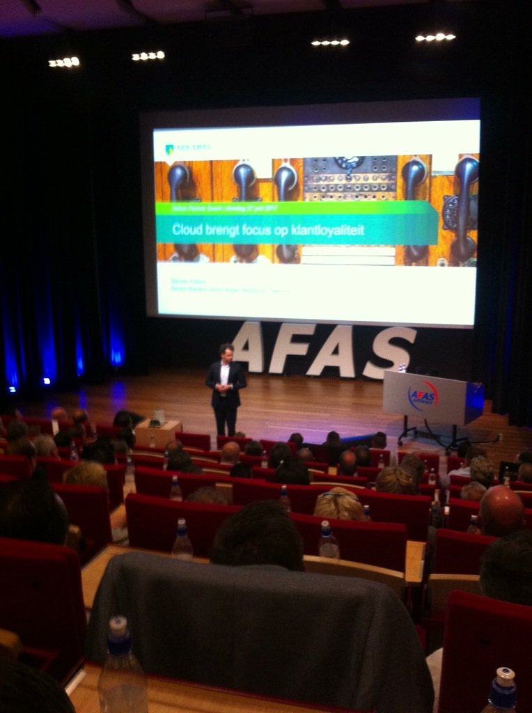 Steven Peters, ABN AMRO: "Cloud brengt Focus op klantloyaliteit." Xelion Partner Event 2017