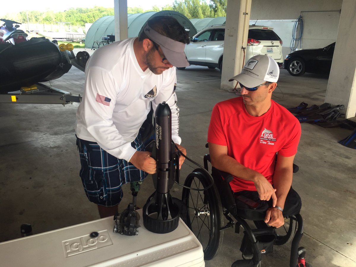 CombatWoundedVC's tweet photo. We are headed to Mote to participate in the reef restoration project with the SCUBAnauts International! #cwvc #scuba #combatwounded https://t.co/MsmB5oS5g9