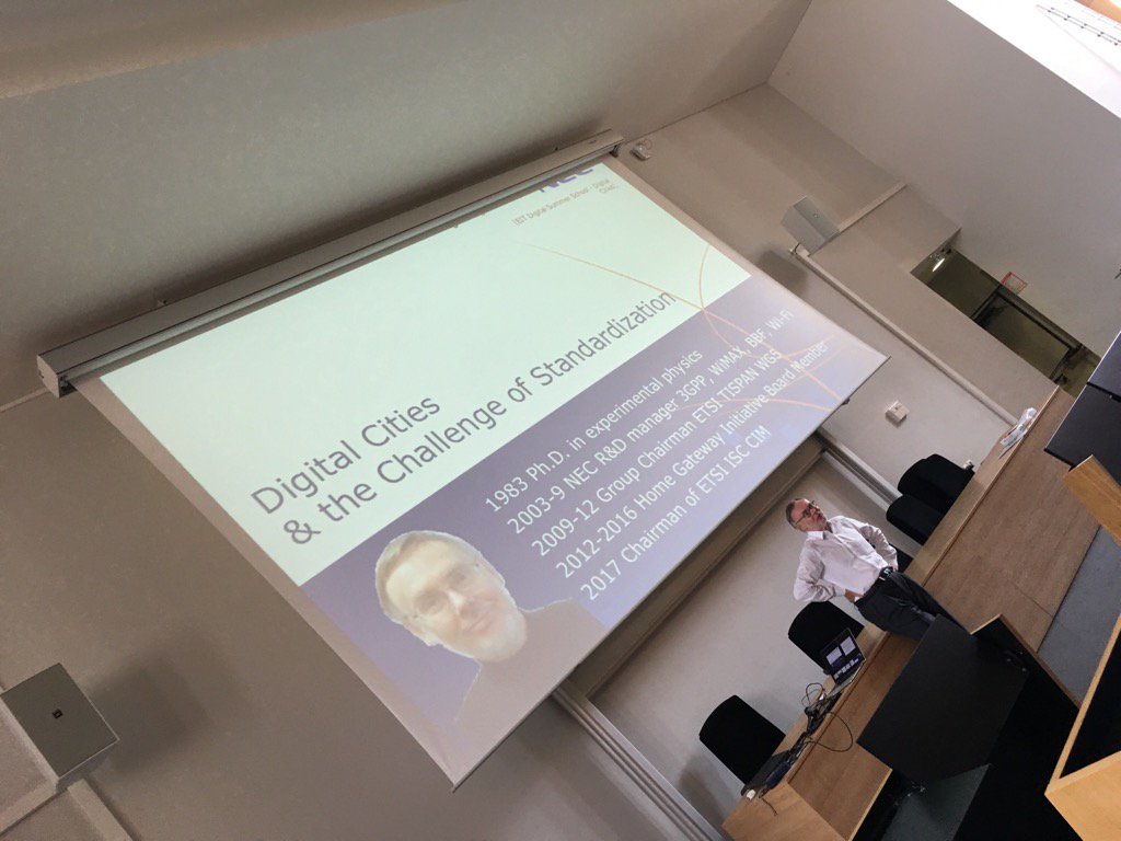 Poulin2012's tweet photo. RT SPean_EITDig: #digitalcities and the challenge of standardization by Lindsay Frost #NECEurope EIT_Digital EITDi… https://t.co/x5c55bu0FB