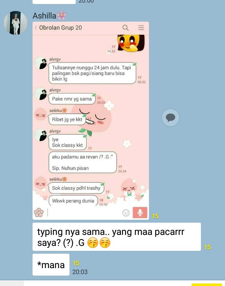 shonminow's tweet photo. Humor saya sebatas ini Wkwk cyla udah brp kali ngomong typingan saya sm alvaro sama. Si geblek emang uname saya diganti "selirku" -_- https://t.co/cYMk3cIhPT