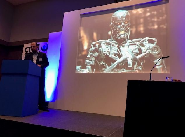 CTO SpencerWyer discusses #AI and the #Mortgage process at the #CMLTech event this morning #MortgageTech