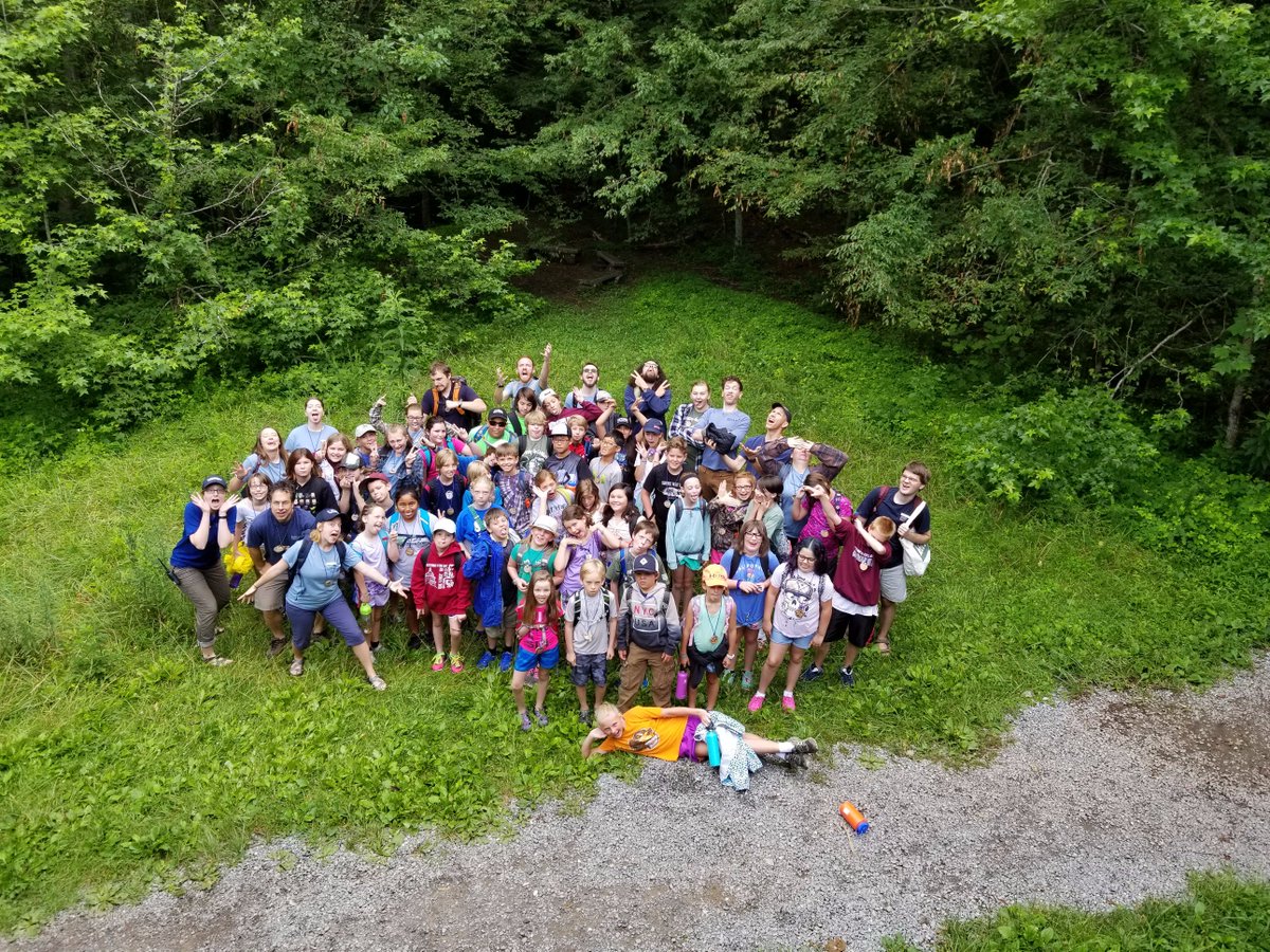 gsmitremont's tweet photo. Discovery Camp II has begun! Wishing these campers a fun week in @GreatSmokyNPS! #summercamp #tremontinstitute #kidscamp #nps #optoutside https://t.co/54juJS91hG