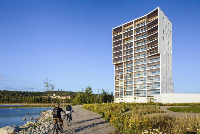 EARCHCZ's tweet photo. Na břehu jezera ve finském Jyväskylä vzniká nové #panorama, dali byste si říct?
#jezero #finland #architecture#earch https://t.co/UWPBcCjGa7 https://t.co/dCPrc6B4kt