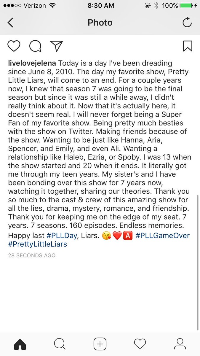 showgirlgomez's tweet image. Thank you @PLLTVSeries ❤️❤️ #GoodbyePLL #PLLGameOver #PrettyLittleLiars