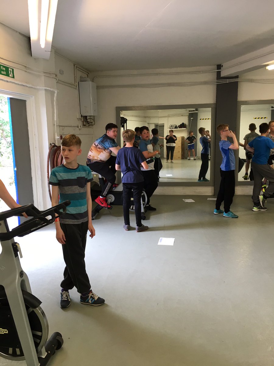 Mathsredmoor's tweet image. DSM students from @RedmoorAcademy keeping fit @SaxonSandC looking very tired!