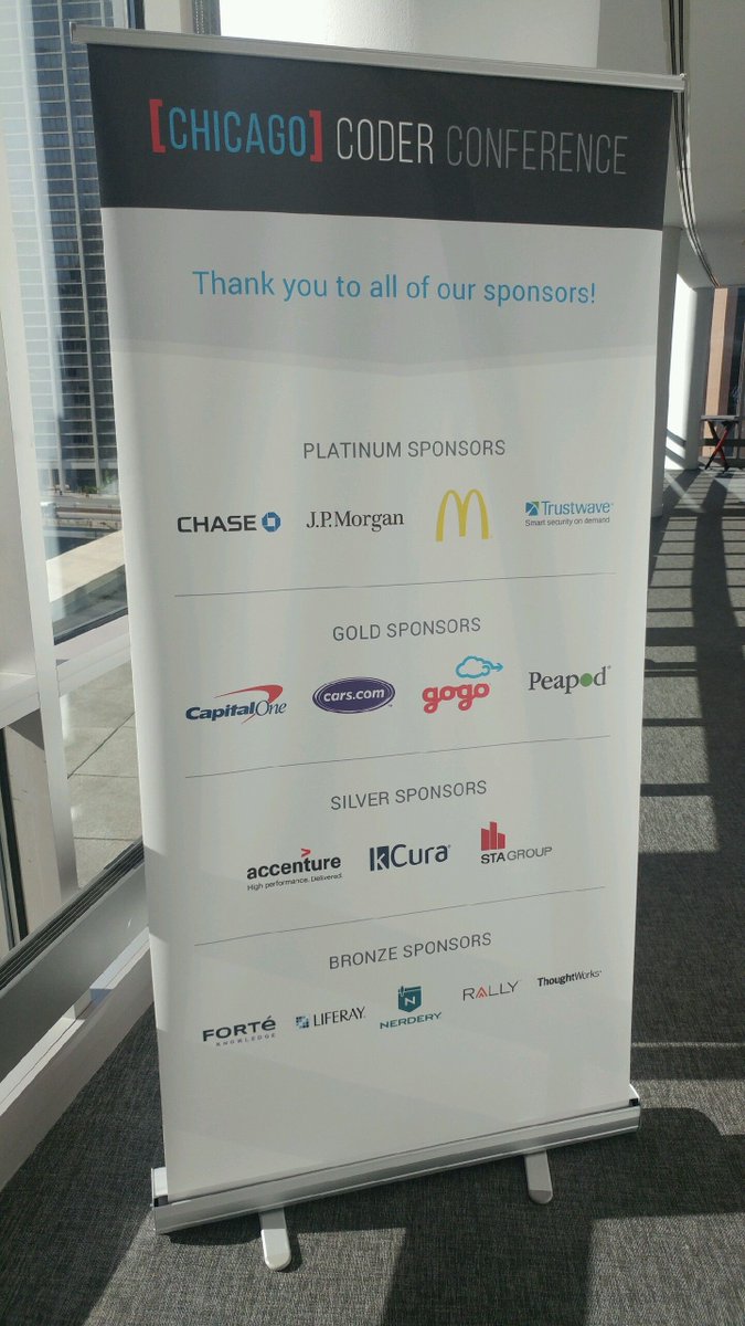 CoderConference's tweet image. Thank you to our sponsors, speakers, and attendees for a great day 1! Day 2... here we go! #CoderConference #techevents