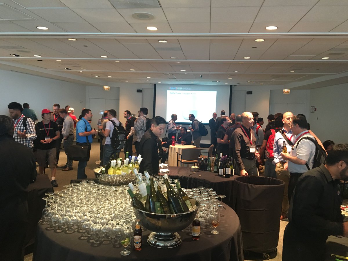 CoderConference's tweet image. Thank you to our sponsors, speakers, and attendees for a great day 1! Day 2... here we go! #CoderConference #techevents