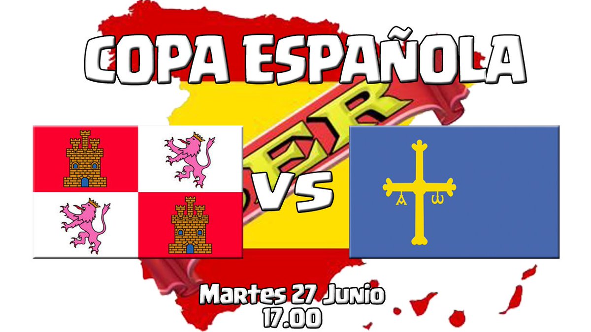 TuruCODM's tweet photo. 📆 Martes 27
🏆@CopaEspanolaCR 
⏰17.00

🛡️@CastillaYLeonCR  🆚 @SelAsturiasCR

📺🎙️https://t.co/7aWLzeTldy https://t.co/HyjReL2WGb