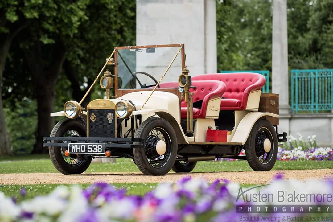 Our beautiful #drwho car "Bessie" image by <a href="/austenblakemore/">austen blakemore</a> #wedding car