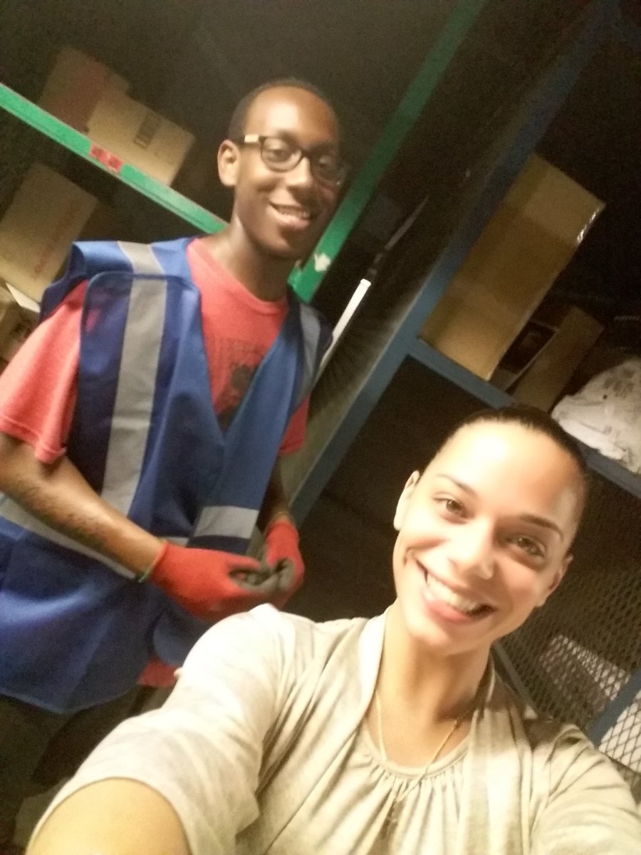 Savion Singleton is doing great in his second week on the job. We discussed Tuition reimbursement. He is excited to start college #weareUPS