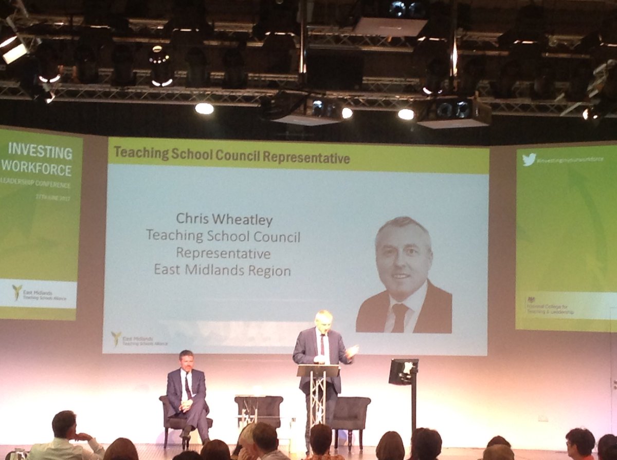 RSC John Edwards and Teaching School Representative @Chris_emtsc #investinginyourworkforce