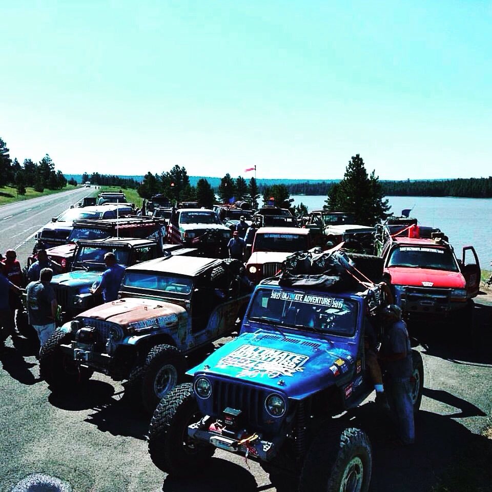 Skyjacker's tweet photo. Ultimate Adventure continuing north!! #ua2017 #uacjd #4wheeloffroad #4wor #DieselPowerProducts #DPPHowitzer #DieselPPU #DPPCooper #Skyjacker https://t.co/i3fahjD67Y