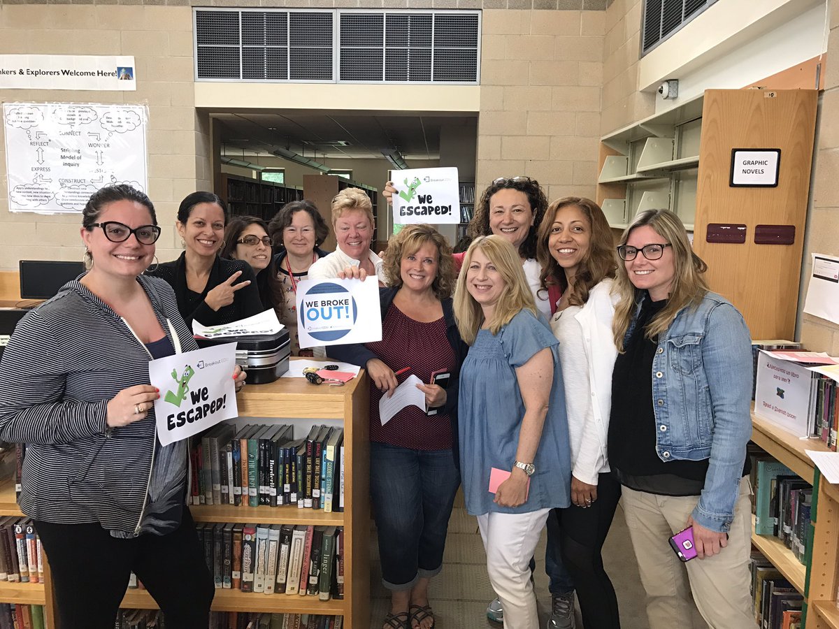 ATinBCSD's tweet image. Congratulations! #breakout success!! #BCSDBOOTCAMP