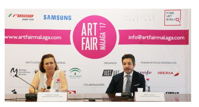#Málaga alberga este fin de semana Art Fair Málaga ’17, la segunda feria de arte contemporáneo más grande de España <a href="/Fycma/">Fycma</a> <a href="/ArtFairMalaga/">Art Fair Málaga</a>