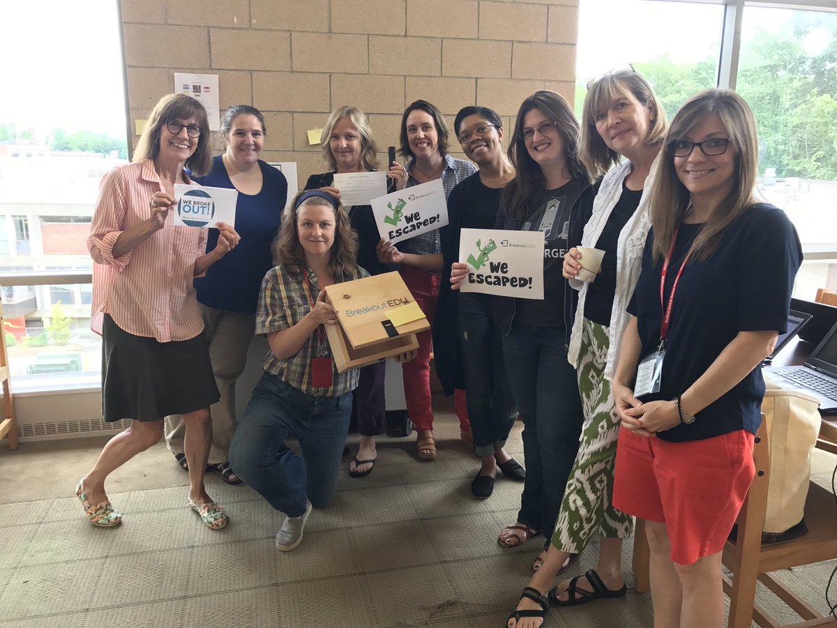 ATinBCSD's tweet image. Congratulations! Breakout success! #breakout #BCSDBOOTCAMP