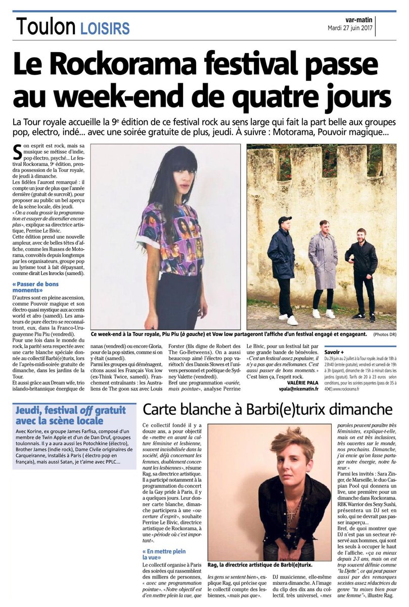Pleine page ! #rockoramafestival #toulon #indiemusic #festival #allezviensons'rabien !