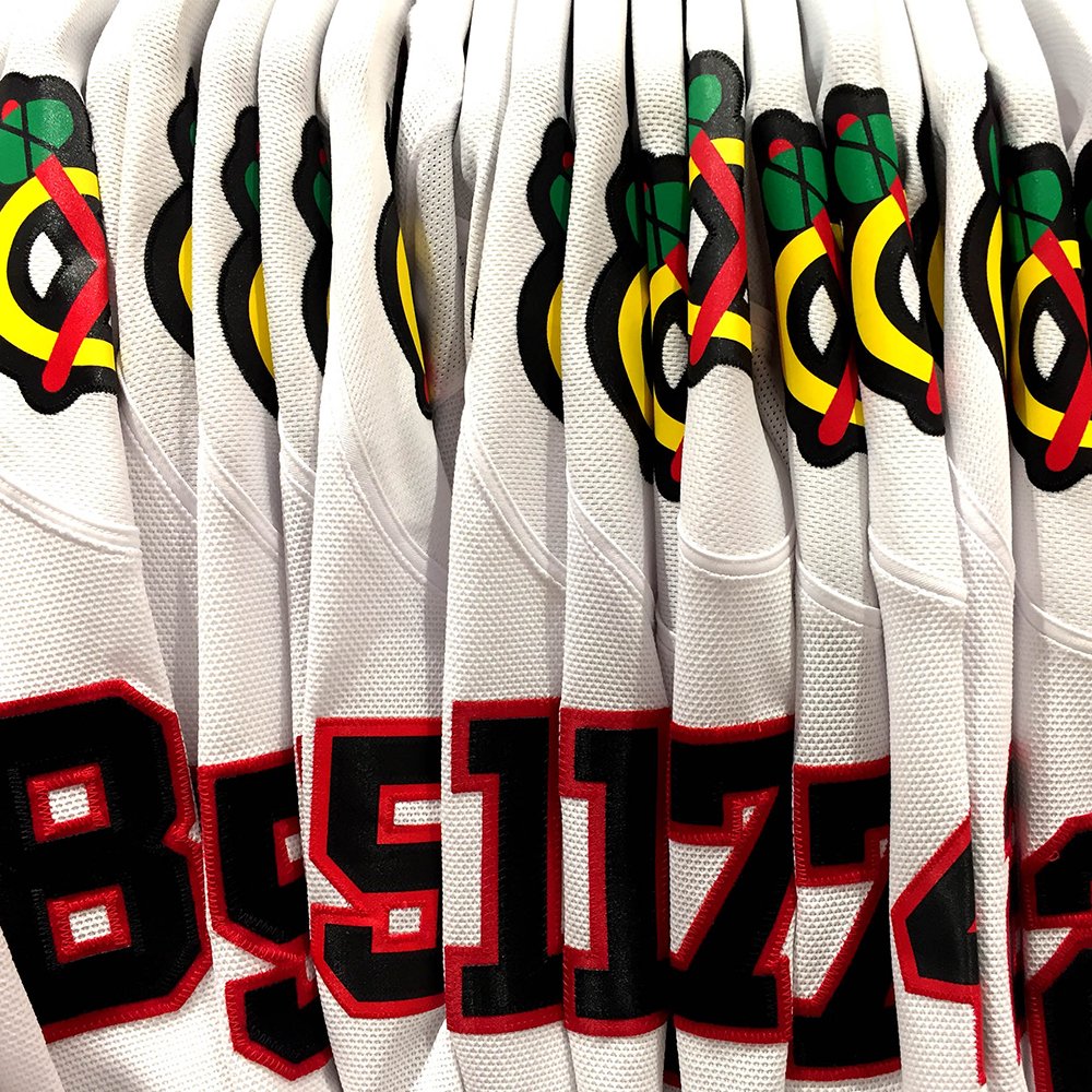 It's jersey giveaway day! We will be awarding a #Blackhawks jersey to one lucky follower every hour until 5 p.m. on Instagram!
