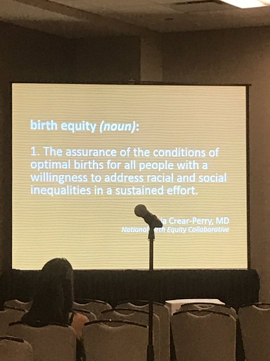 Dr. Great-Perry shares a definition of birth equity #ARM17