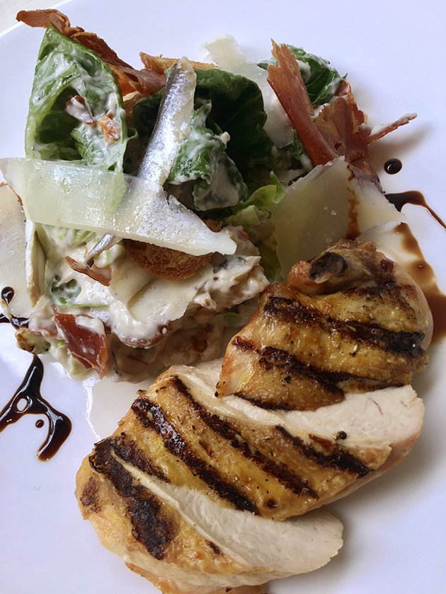 Looking summery at The Wesley - chicken Caesar salad @ £15 - delicious! Available in our restaurant or as a #LightBite in our bar.