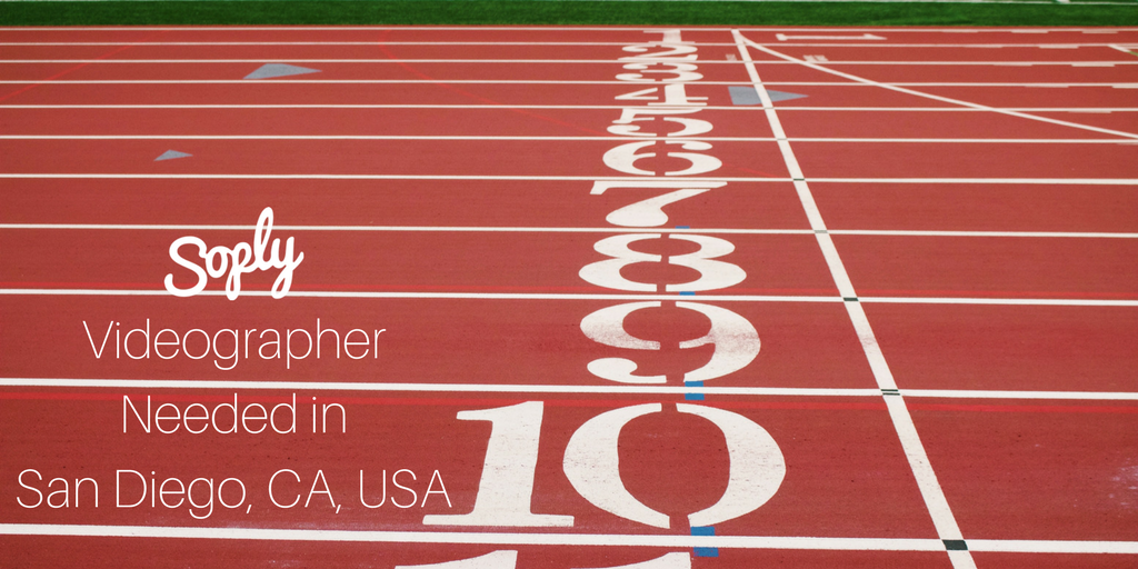 #Videographer needed to #film an athlete in San Diego #CA #USA. See more info and apply here: soply.co/2tQPE9F