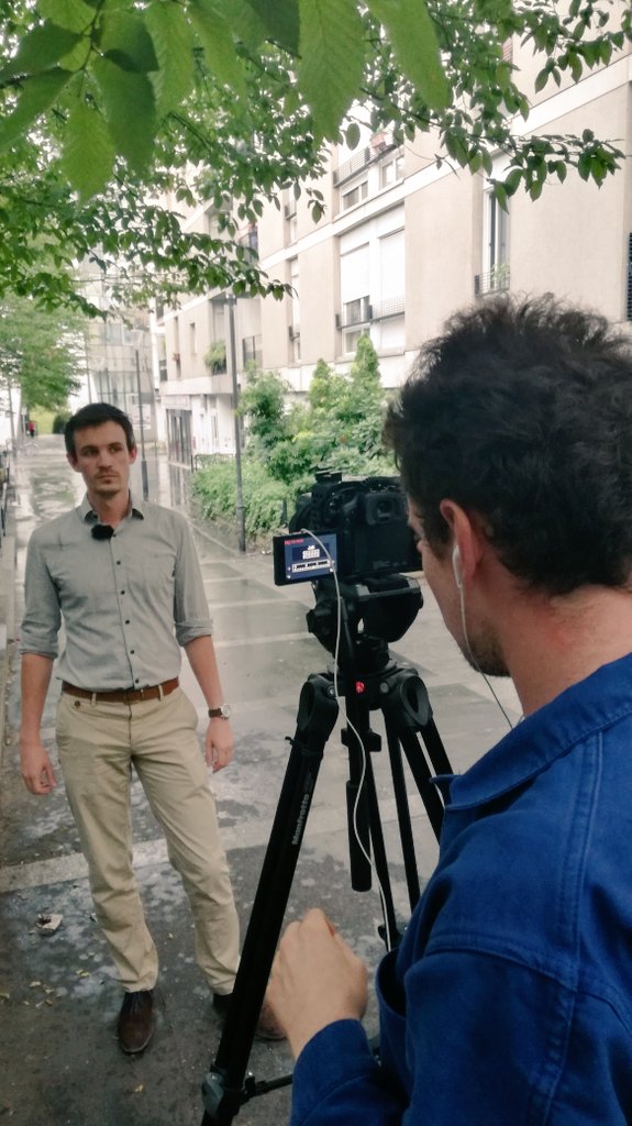 Tournage en cours sur l'initiative #GD6D  qui permet à nos locataires d'adopter des éco-gestes ! 🌱 #environnement #Energie