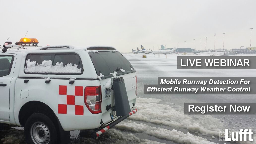 LufftOnline's tweet photo. At https://t.co/3an5CQiSXy we invite you to the #webinar on how to use #mobilesensors on #airports to create #RunwayConditionCodes / #TALPA https://t.co/NlwcOVKKTz
