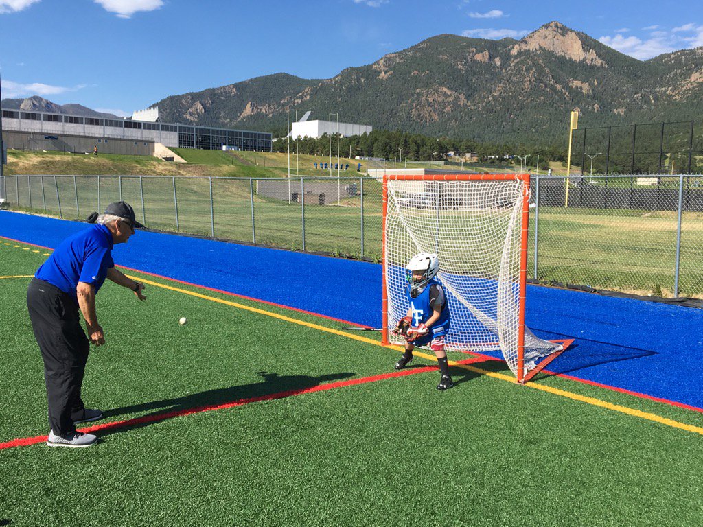 1v1 instruction with Hall of Famer Fred Acee at AF Sports Camp.