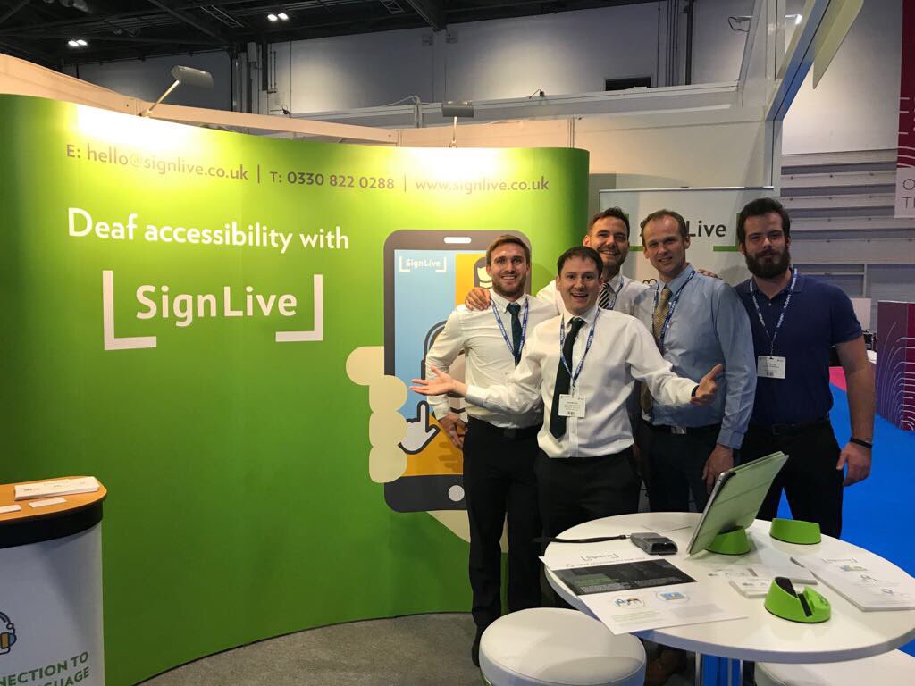 SignLiveUK's tweet image. #SignLiveUk at the @Public_SectorUK having an amazing day. #communitydirectory #VRI #VRS #accessibility #Deaf #BSL