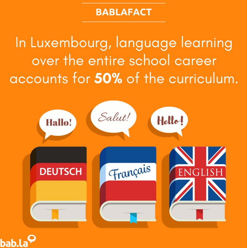 babla's tweet photo. Can I be born again? This time in Luxembourg, please π #Languages #Luxemburg #bablafact https://t.co/JoeD5nEf9R