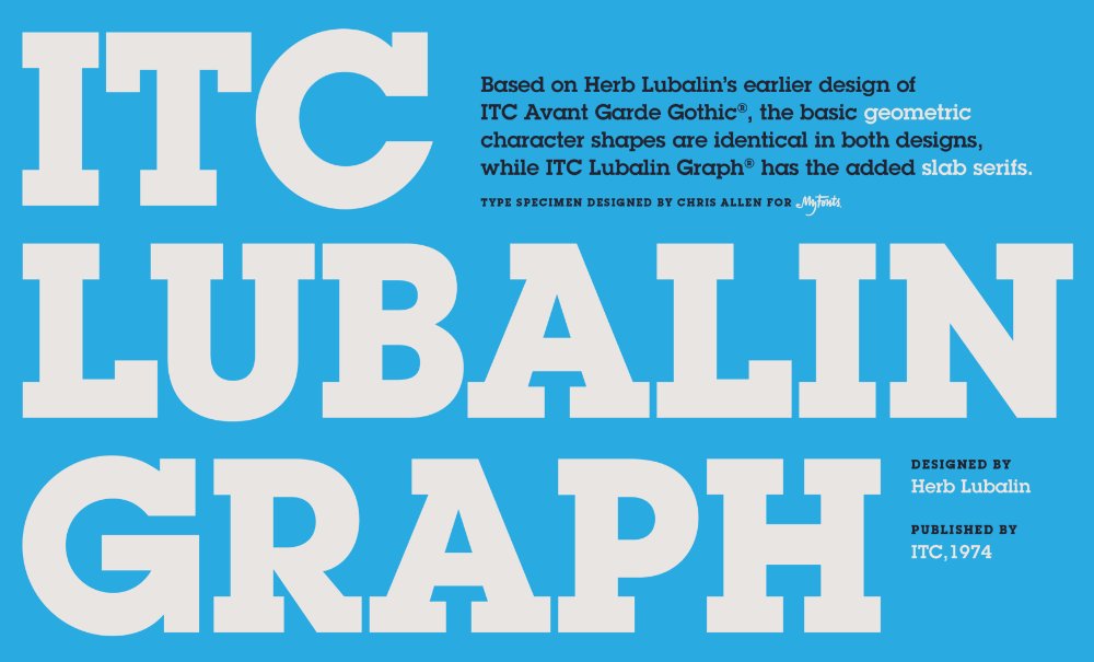 lubalincenter's tweet image. Another PSA: ITC Lubalin Graph was drawn by Tony DiSpigna and Joe Sundwall. Herb Art Directed it. Please, let's credit everyone, it's easy!