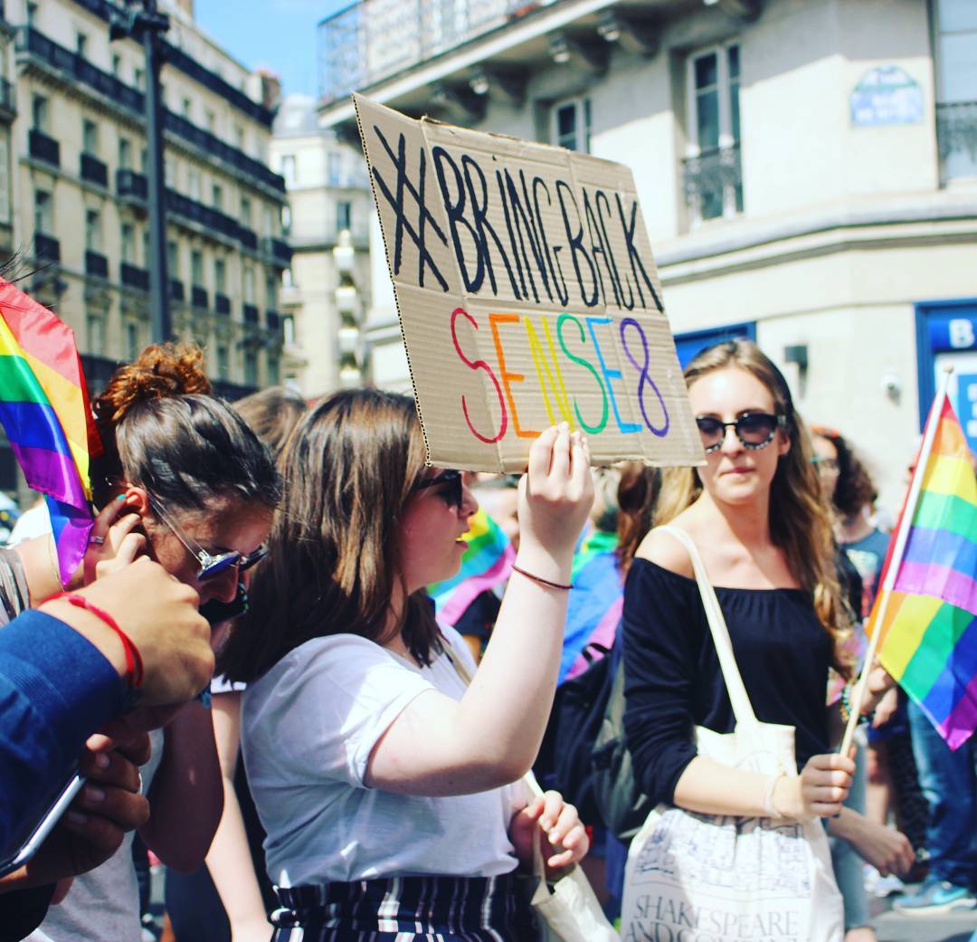 sense8la's tweet photo. Hey @netflix, el mensaje es claro! #WeWantSense8! Y no vamos a parar! Seguiremos en la lucha! MERECEMOS UN FINAL DIGNO! #BringBackSense8 https://t.co/4mYshezaW3