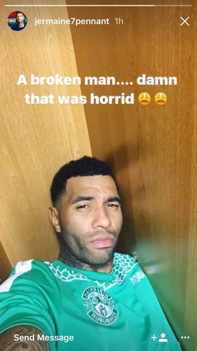 Pennant at East Mains Jermain Pennant at East Mains