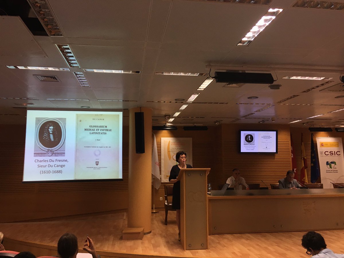 uSIG_CCHS_CSIC's tweet photo. Ana Gómez Rabal nos muestra la #LexicografiaDigital del Latín Medieval en #jHD_CSIC #GMLC #TEI https://t.co/PFtkKSX82i
