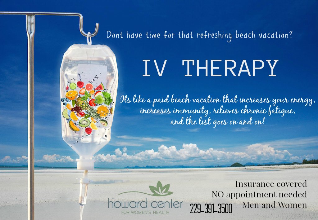 Howard_Center's tweet image. Iv Therapy is renewing! @Howard_Center Come see us today!