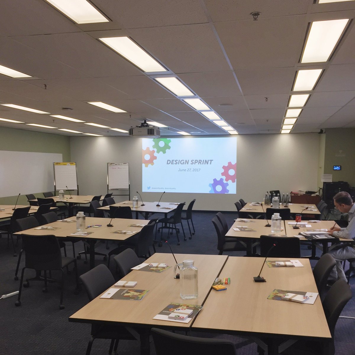 Getting started with our first #designsprint today! Looking forward to hearing all the ideas.